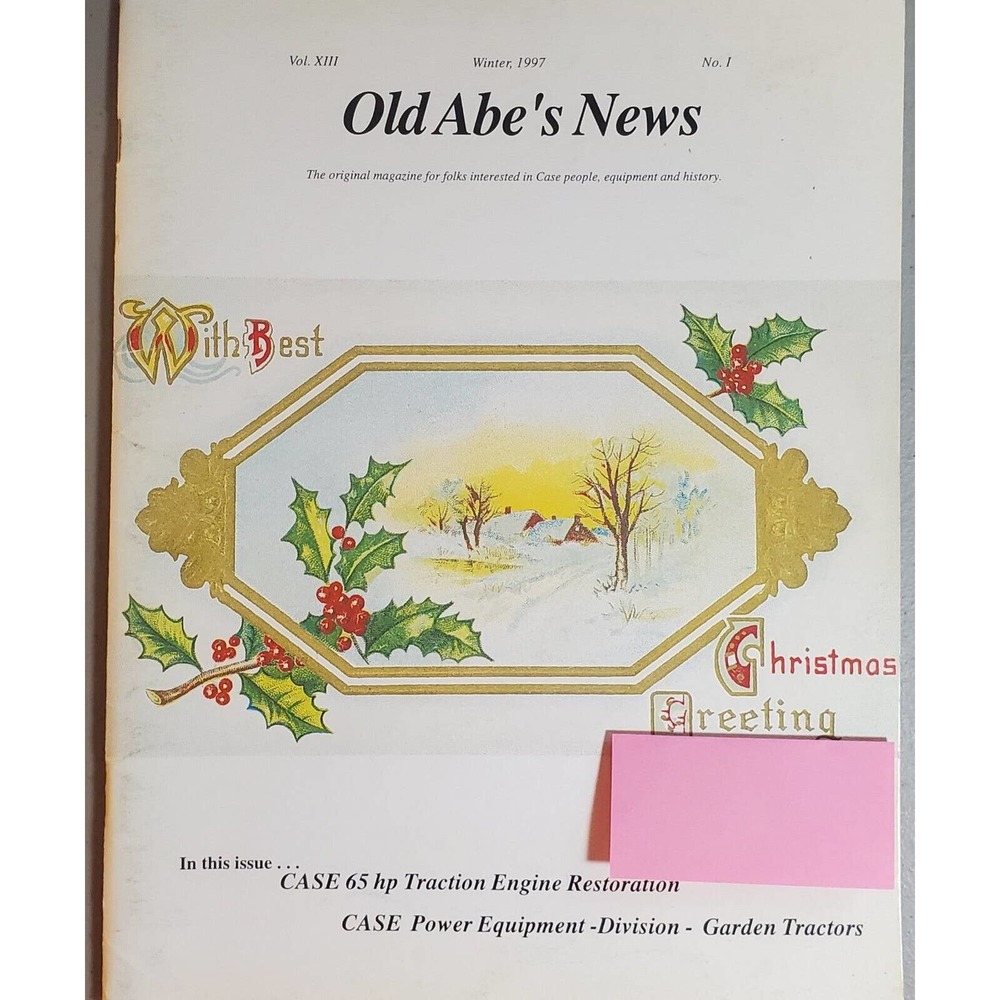 J I Case Old Abe's News Magazine Winter 1997